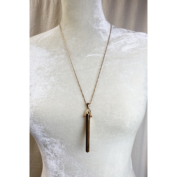 Stella & Dot REBEL PENDANT  Gold - Picture 3 of 8